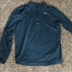 Nike Running Dri Fit Quater Zip Size Large